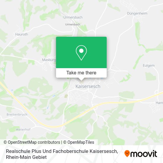 Карта Realschule Plus Und Fachoberschule Kaisersesch