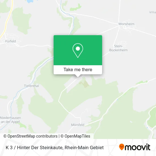 Карта K 3 / Hinter Der Steinkaute