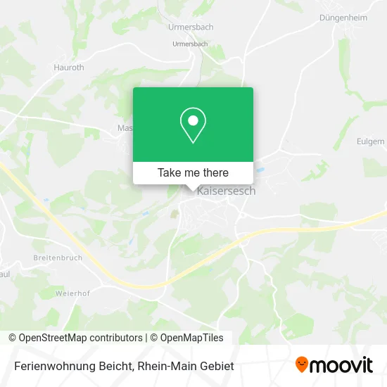 Карта Ferienwohnung Beicht