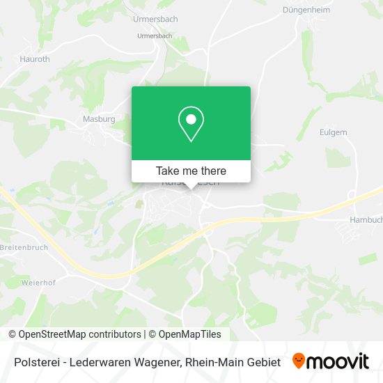 Карта Polsterei - Lederwaren Wagener