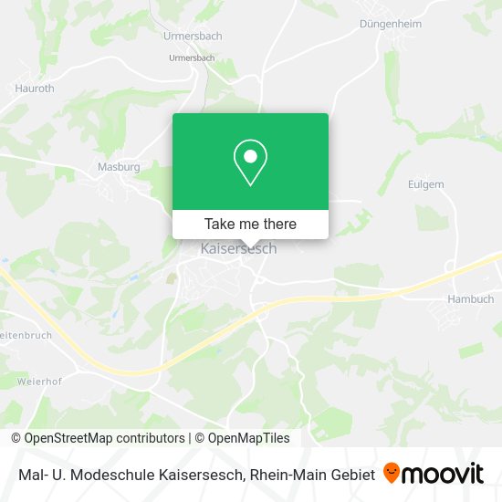 Карта Mal- U. Modeschule Kaisersesch
