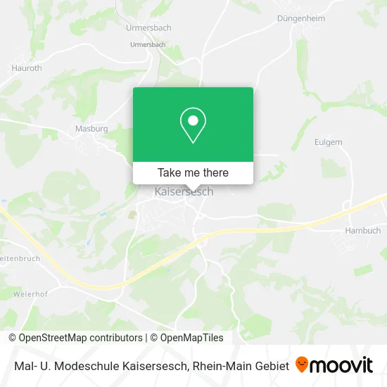 Карта Mal- U. Modeschule Kaisersesch