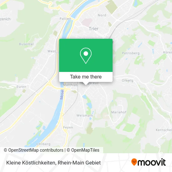 Карта Kleine Köstlichkeiten