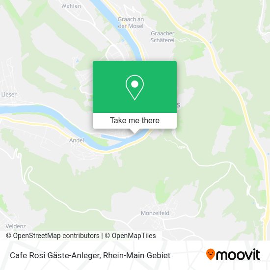 Карта Cafe Rosi Gäste-Anleger