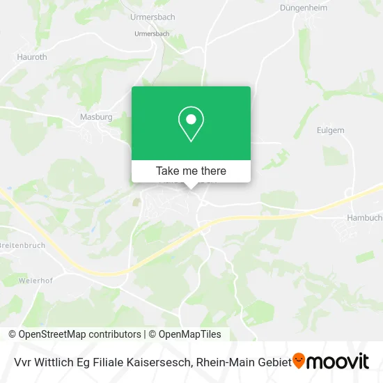 Карта Vvr Wittlich Eg Filiale Kaisersesch