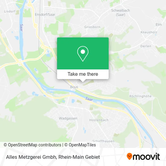 Карта Alles Metzgerei Gmbh