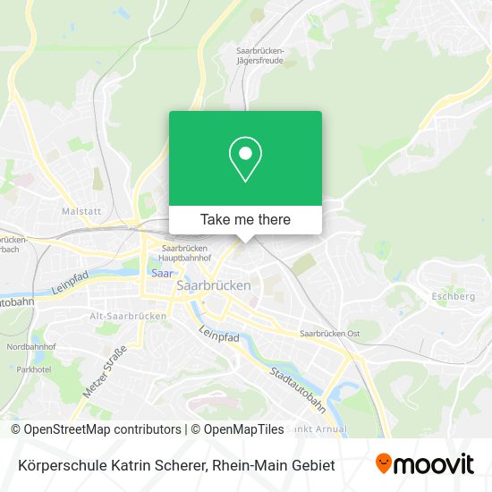 Карта Körperschule Katrin Scherer