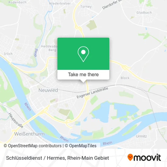 Карта Schlüsseldienst / Hermes