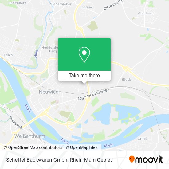 Карта Scheffel Backwaren Gmbh