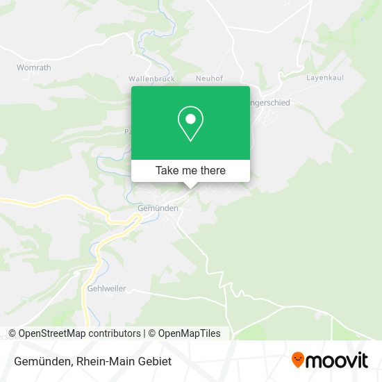 Карта Gemünden