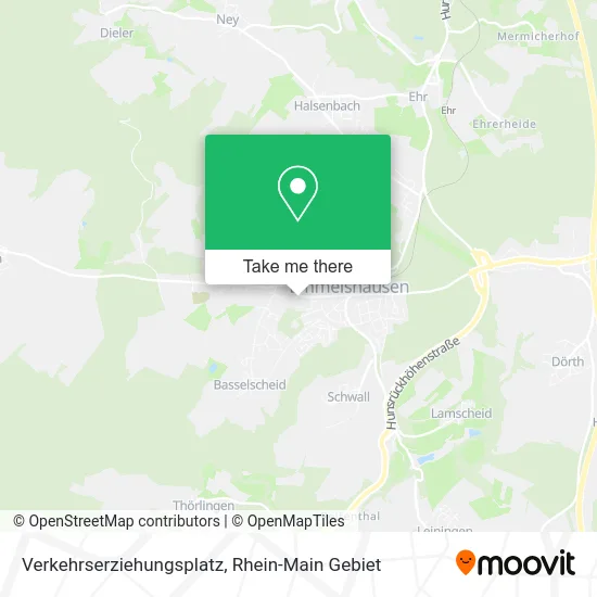 Карта Verkehrserziehungsplatz