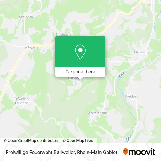 Карта Freiwillige Feuerwehr Ballweiler