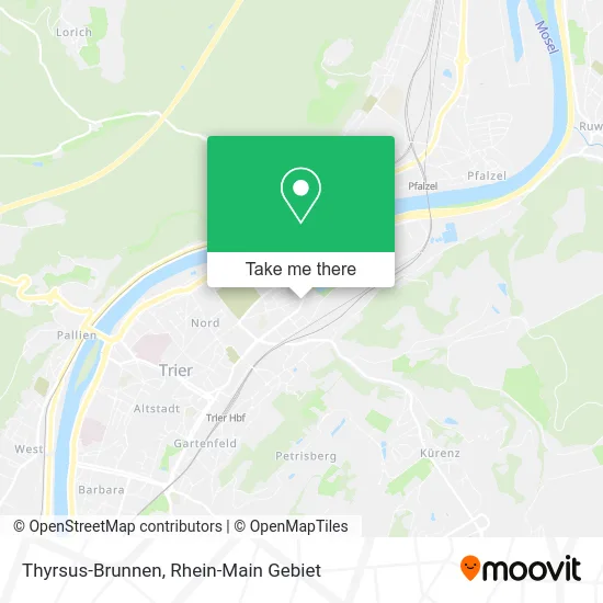 Карта Thyrsus-Brunnen