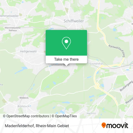 Карта Madenfelderhof
