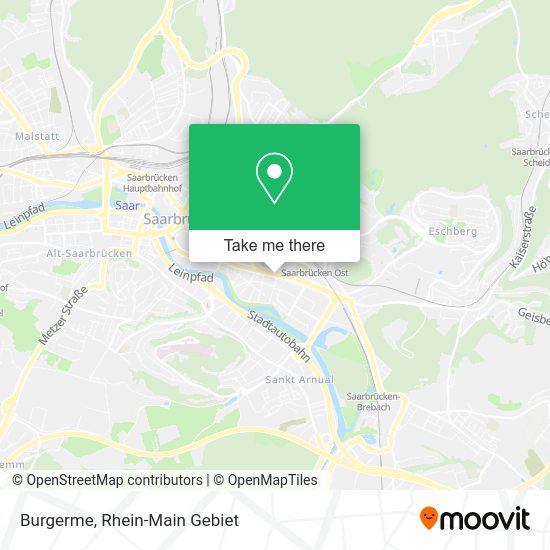 Карта Burgerme