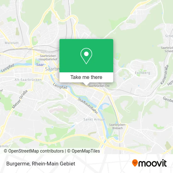 Карта Burgerme