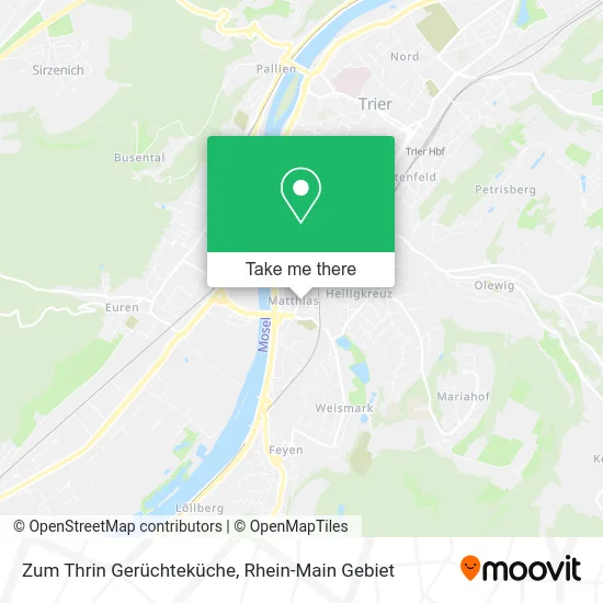 Карта Zum Thrin Gerüchteküche