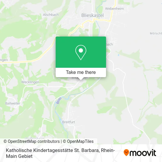 Карта Katholische Kindertagesstätte St. Barbara