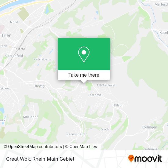 Карта Great Wok