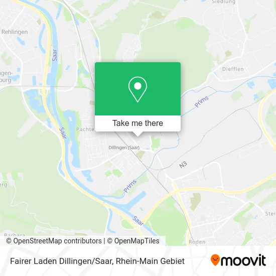 Карта Fairer Laden Dillingen/Saar
