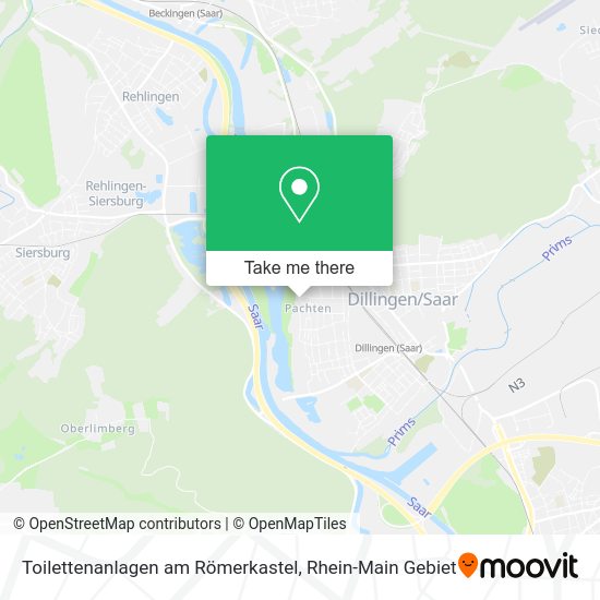 Карта Toilettenanlagen am Römerkastel