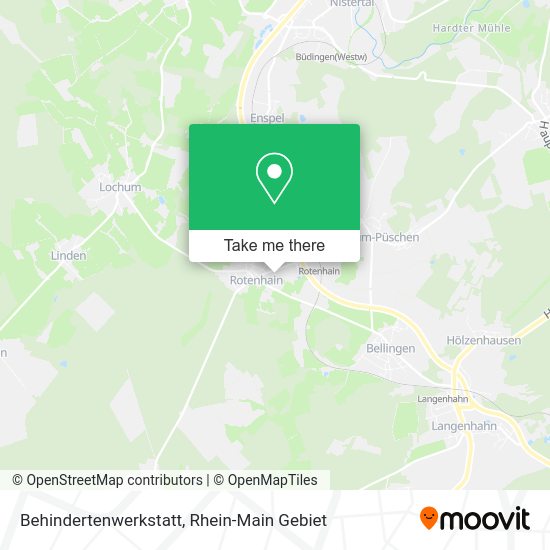 Карта Behindertenwerkstatt