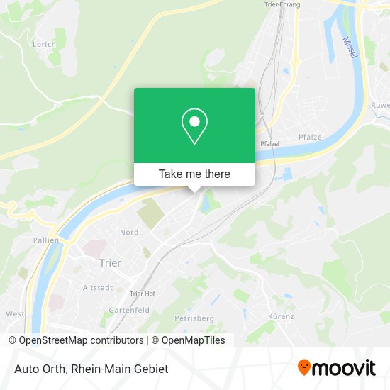 Карта Auto Orth