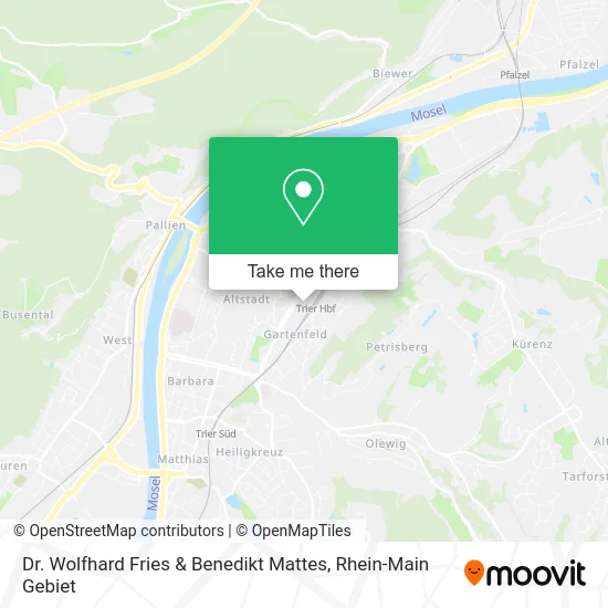 Карта Dr. Wolfhard Fries & Benedikt Mattes
