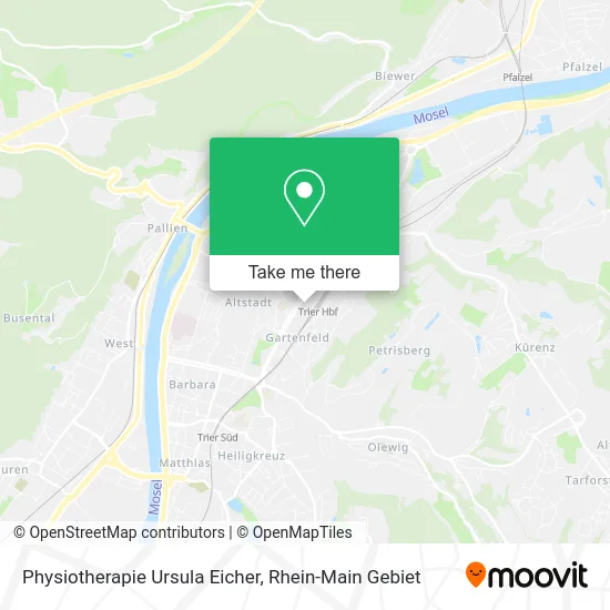 Карта Physiotherapie Ursula Eicher