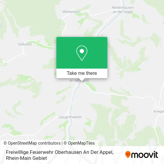 Карта Freiwillige Feuerwehr Oberhausen An Der Appel