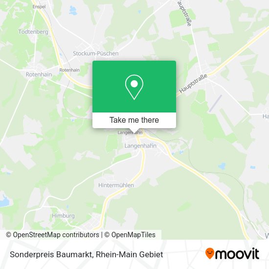 Карта Sonderpreis Baumarkt