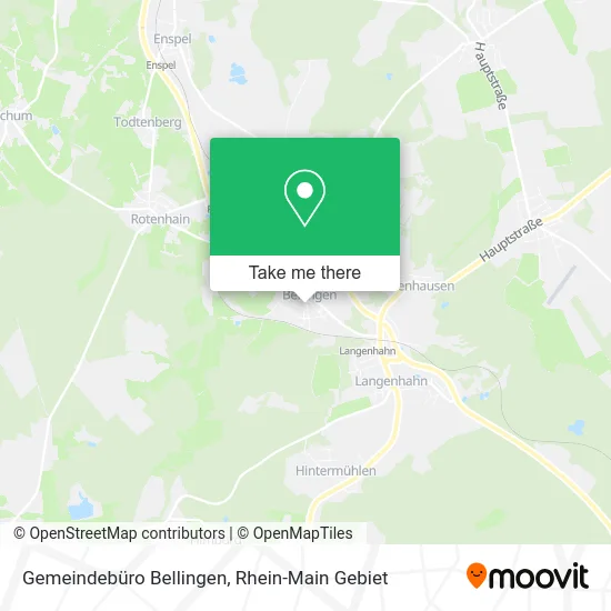 Карта Gemeindebüro Bellingen