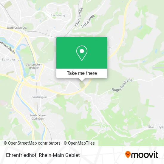 Карта Ehrenfriedhof