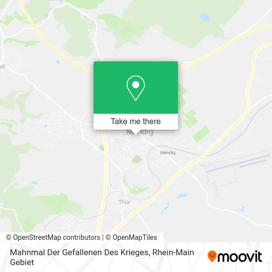 Карта Mahnmal Der Gefallenen Des Krieges