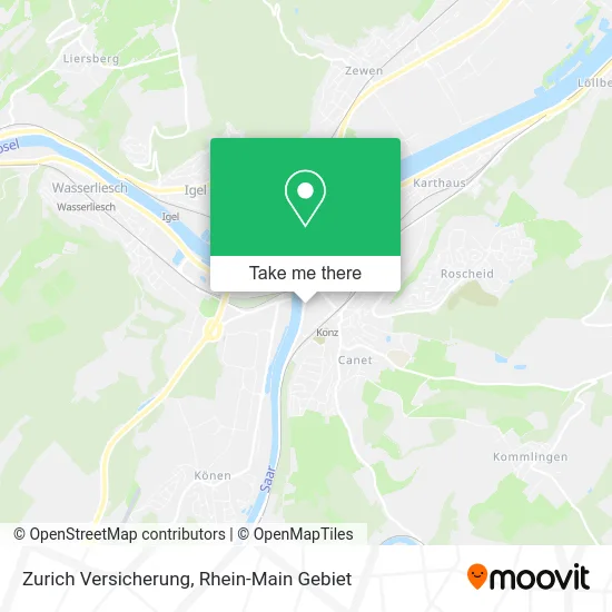 Карта Zurich Versicherung
