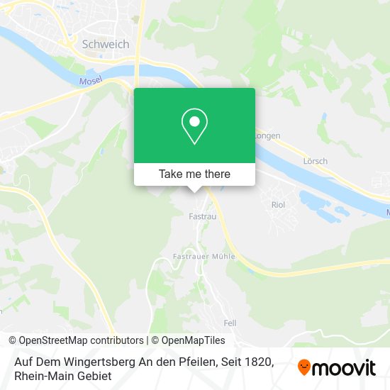 Карта Auf Dem Wingertsberg An den Pfeilen, Seit 1820