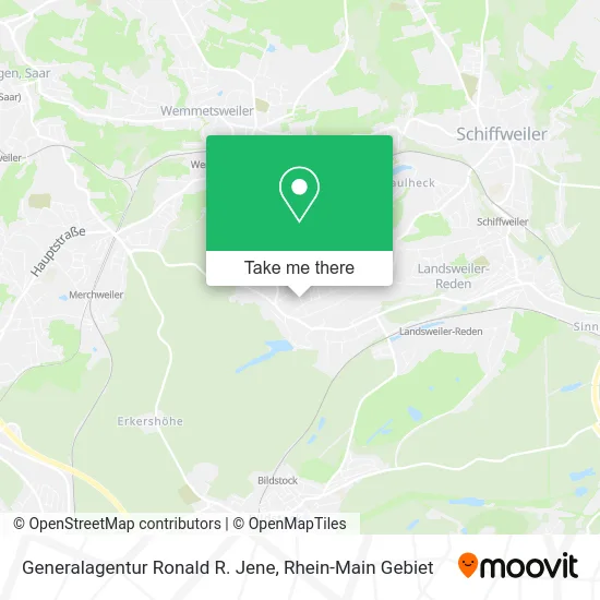 Карта Generalagentur Ronald R. Jene