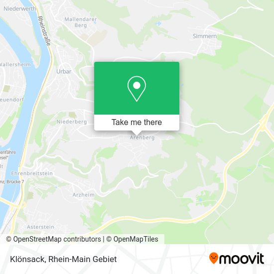 Карта Klönsack