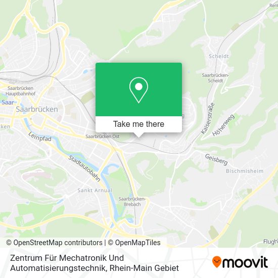 Карта Zentrum Für Mechatronik Und Automatisierungstechnik