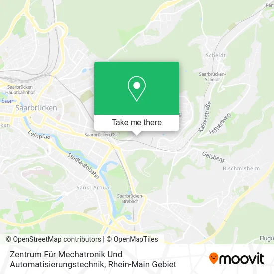 Карта Zentrum Für Mechatronik Und Automatisierungstechnik