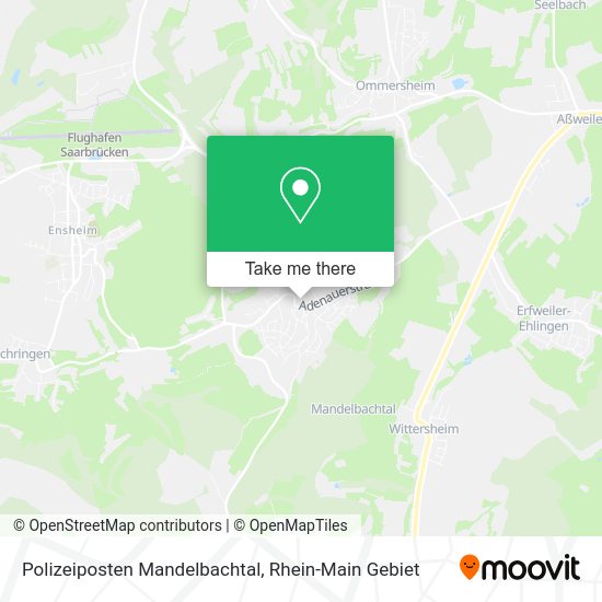 Карта Polizeiposten Mandelbachtal