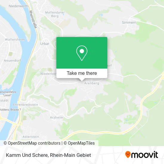 Карта Kamm Und Schere