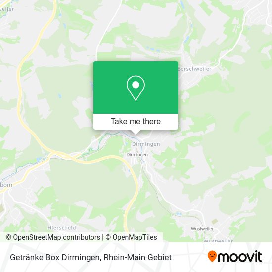 Карта Getränke Box Dirmingen