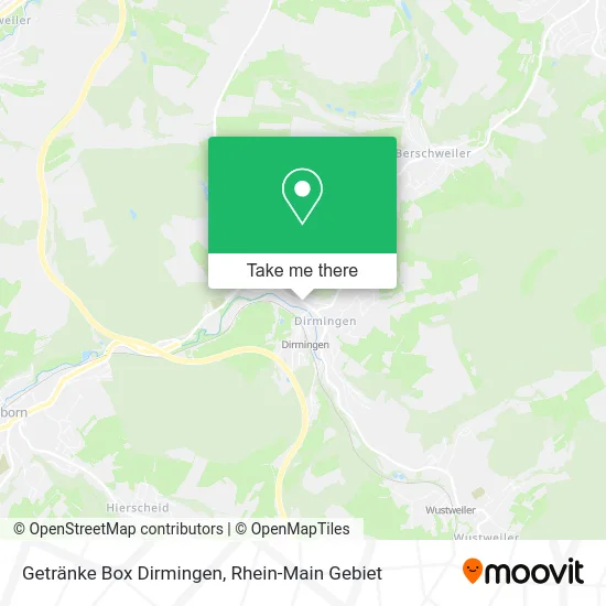 Карта Getränke Box Dirmingen