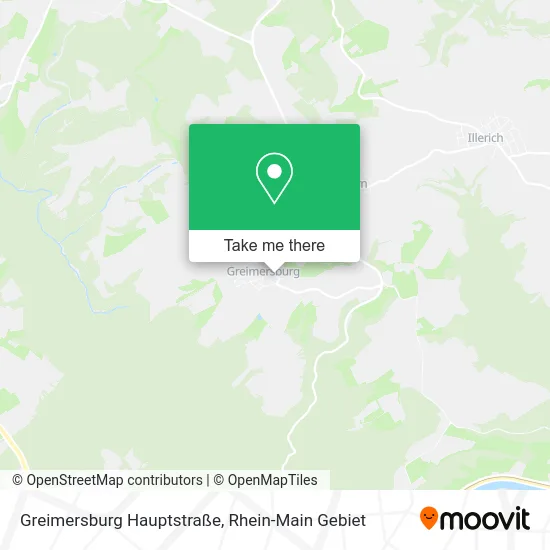 Карта Greimersburg Hauptstraße