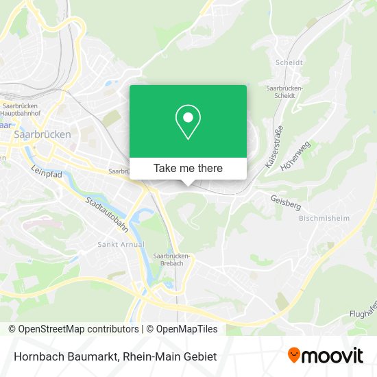 Карта Hornbach Baumarkt