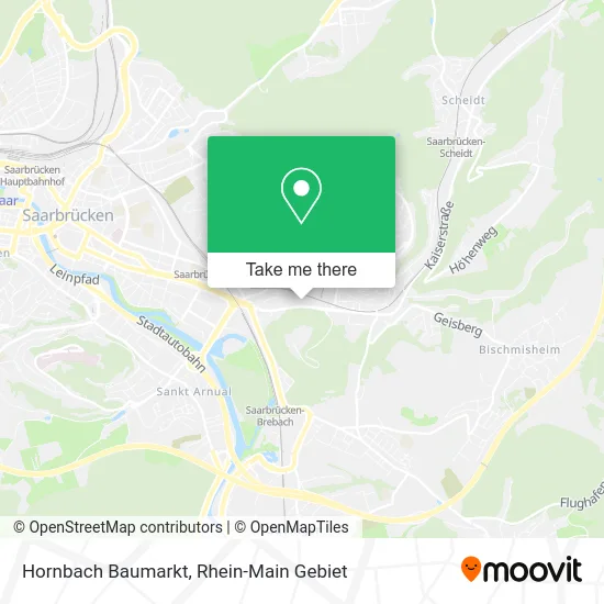Карта Hornbach Baumarkt
