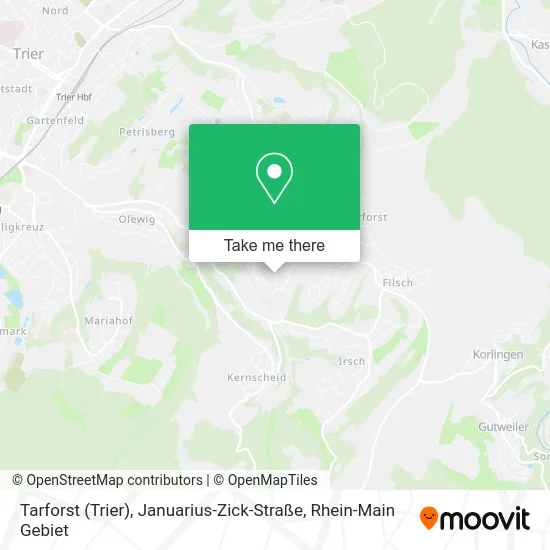 Карта Tarforst (Trier), Januarius-Zick-Straße