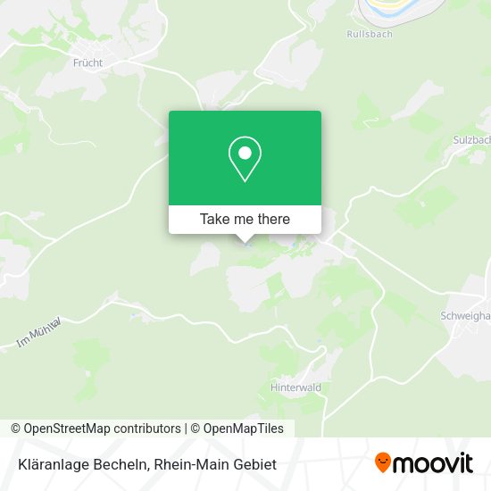 Карта Kläranlage Becheln