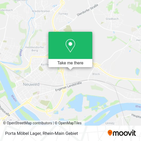 Карта Porta Möbel Lager
